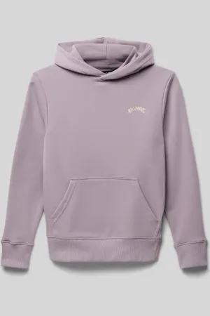 Billabong Bluza z kapturem, kieszenią kangurką i wyhaftowanym logo