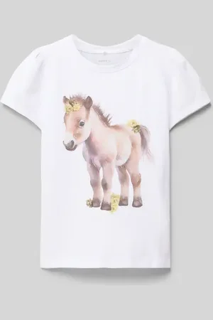 NAME IT T-shirt z okrągłym dekoltem model ‘HANI’