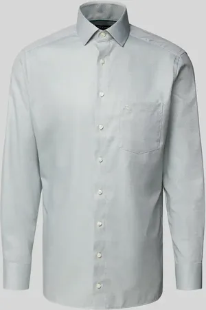 Olymp Koszula biznesowa o kroju Super Slim Fit z kołnierzykiem typu kent
