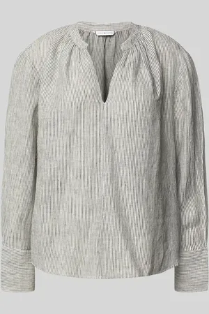 Tommy Hilfiger Bluzka o kroju relaxed fit z czystego lnu