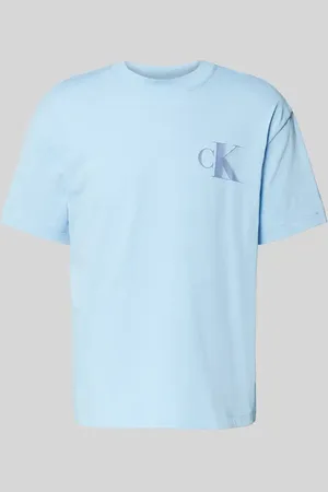 Calvin Klein T-shirt z nadrukiem z logo i okrągłym dekoltem