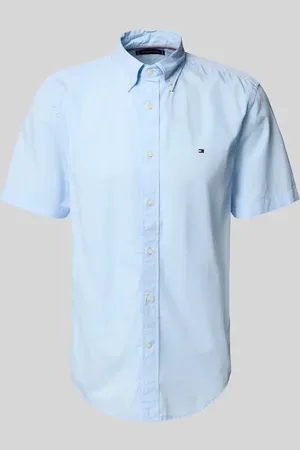 Tommy Hilfiger Koszula casualowa o kroju regular fit z krótkim rękawem model ‘FLEX’