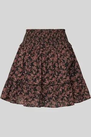 HUGO BOSS Spódnica mini z marszczonymi detalami model ‘Vantia’