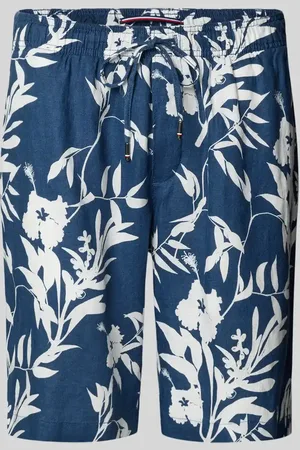 Tommy Hilfiger Bermudy o kroju relaxed fit z czystego lnu model ‘HARLEM’