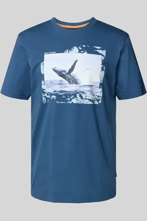 HUGO BOSS T-shirt z nadrukowanym motywem