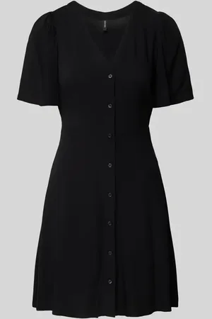 VERO MODA Sukienka mini taliowana z czystej wiskozy model ‘ALBA’