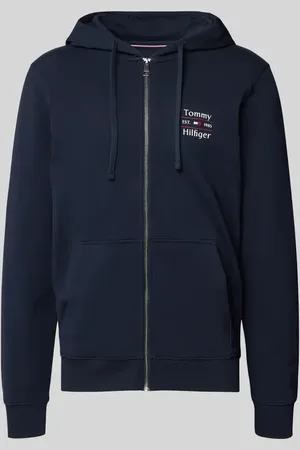 Tommy Hilfiger Bluza rozpinana o kroju regular fit z czystej bawełny