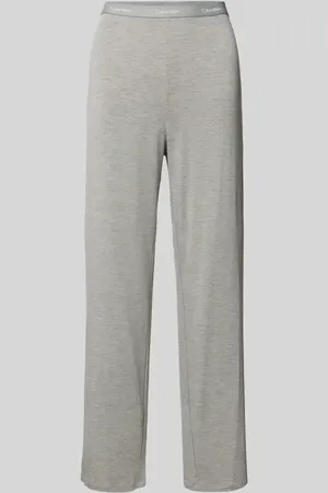 Calvin Klein Spodnie od piżamy o kroju straight fit z elastycznym pasem