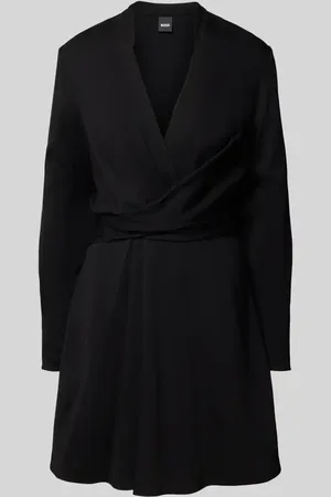 HUGO BOSS Sukienka mini w kopertowym stylu model ‘Dimkai’
