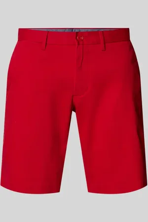 Tommy Hilfiger Szorty chinosy o kroju slim fit z mieszanki bawełny i elastanu