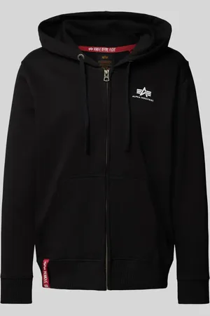 Alpha Industries Bluza rozpinana z nadrukiem z logo
