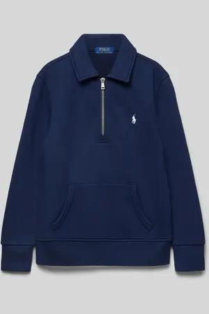 Ralph Lauren Bluza z wykładanym kołnierzem i zamkiem błyskawicznym