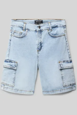 Blue Effect Szorty jeansowe o kroju regular fit z kieszeniami cargo
