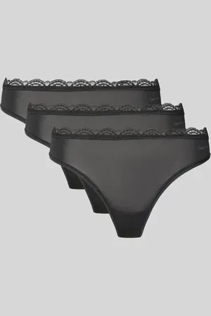 Calvin Klein Stringi z nadrukiem z logo