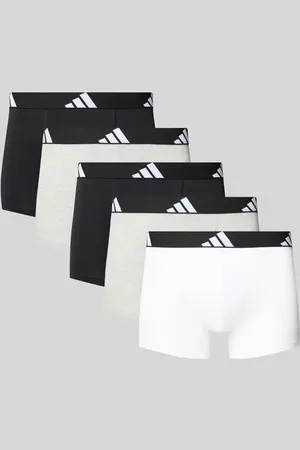 adidas Obcisłe bokserki z elastycznym paskiem z logo w zestawie 5 szt.