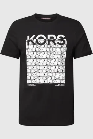 Michael Kors T-shirt z nadrukiem z logo model ‘BLOCK CUBE TEE’