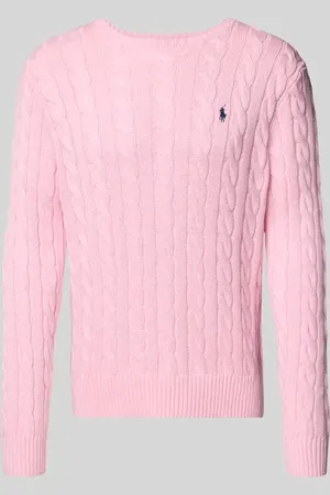 Ralph Lauren Sweter z dzianiny ze ściegiem warkoczowym model ‘DRIVER’