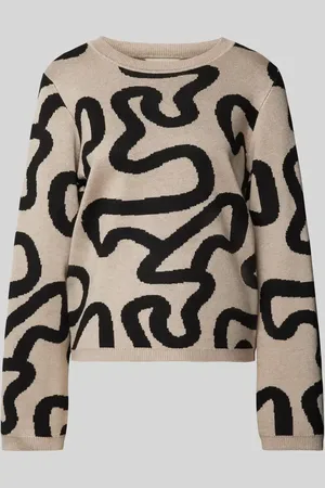Freequent Sweter z dzianiny z okrągłym dekoltem model ‘Ani’