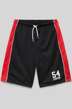 Champion Szorty z dzianiny dresowej o kroju regular fit z nadrukiem z logo