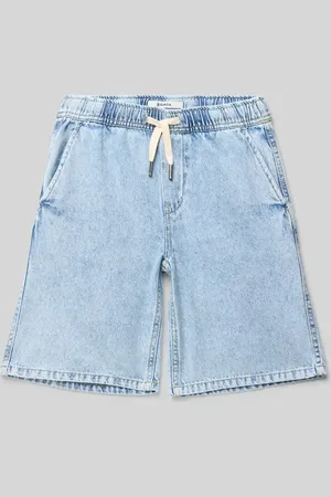 Garcia Szorty jeansowe o kroju regular fit z elastycznym pasem