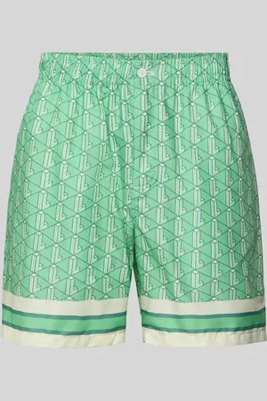 Lacoste Szorty z prostą nogawką i elastycznym pasem