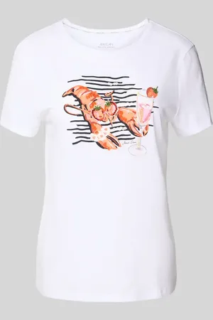 Marc Cain T-shirt z nadrukowanym motywem