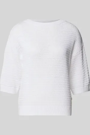 Maerz Sweter z dzianiny z rękawem o dł. 1/2