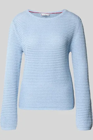 Tommy Hilfiger Sweter o kroju regular fit z mieszanki bawełny