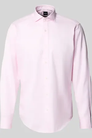 HUGO BOSS Koszula biznesowa o kroju regular fit z kołnierzykiem typu kent model ‘Joe’