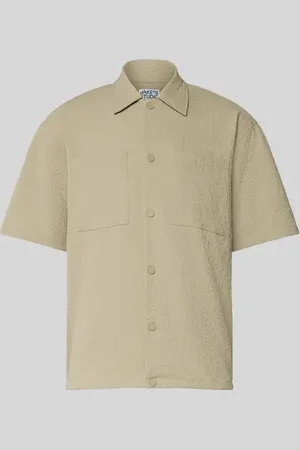 Jake*s Koszula casualowa o kroju regular fit z fakturowanym wzorem