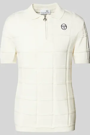 Sergio Tacchini Koszulka polo o kroju slim fit z fakturowanym wzorem model ‘LORENZO’