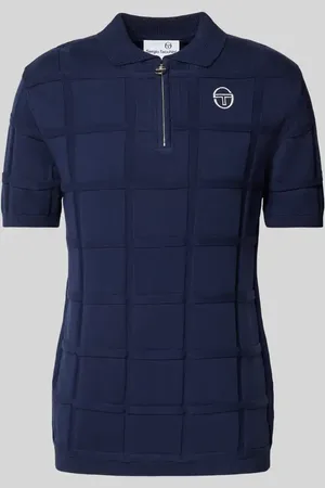 Sergio Tacchini Koszulka polo o kroju slim fit z fakturowanym wzorem model ‘LORENZO’