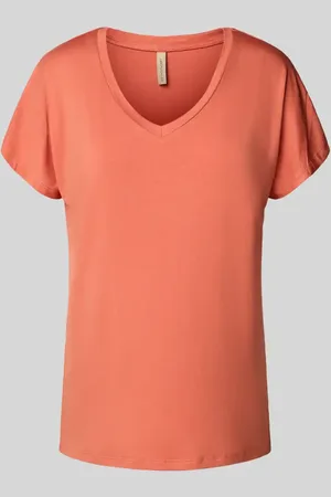 soyaconcept T-shirt z dekoltem w serek model ‘Marica’
