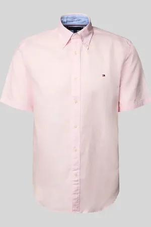 Tommy Hilfiger Koszula casualowa o kroju regular fit z mieszanki bawełny i lnu
