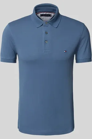 Tommy Hilfiger Koszulka polo o kroju slim fit z mieszanki bawełny i elastanu