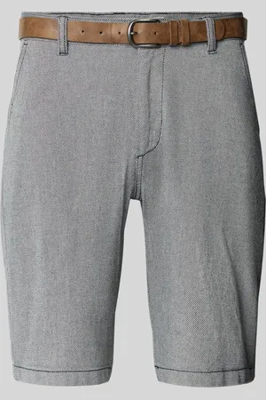 Redefined Rebel Bermudy o kroju regular fit z kieszeniami z tyłu model ‘NEBRASKA’