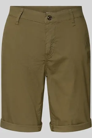 Mac Bermudy o kroju regular fit z lamowanymi kieszeniami z tyłu