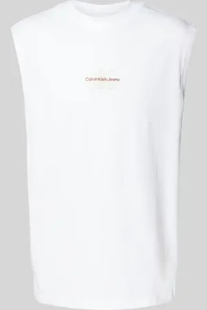 Calvin Klein Top z wyhaftowanym logo