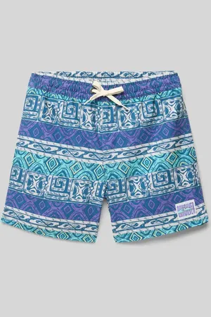 Quiksilver Spodenki kąpielowe z prostą nogawką i naszywką z logo model ‘SURFSILK’