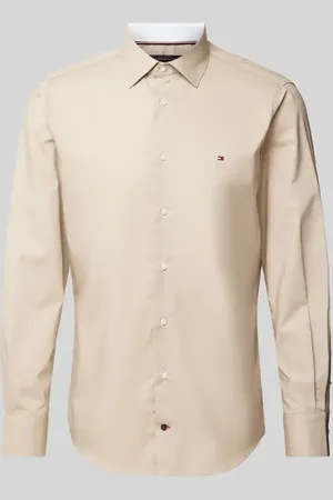 Tommy Hilfiger Koszula biznesowa o kroju regular fit z wyhaftowanym logo model ‘John’