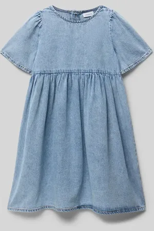 NAME IT Sukienka jeansowa ze szwem działowym model ‘GEMMA’