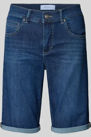 Angels Bermudy jeansowe o kroju regular fit z 5 kieszeniami