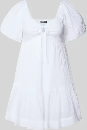 Gina Tricot Sukienka mini z bufiastymi rękawami