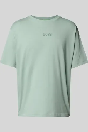 HUGO BOSS T-shirt z nadrukiem z logo i okrągłym dekoltem