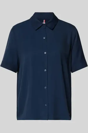Tommy Hilfiger Bluzka o kroju relaxed fit z krótkim rękawem