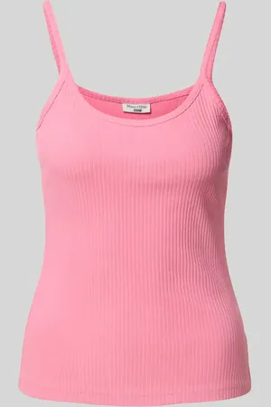 Marc O’ Polo Top na ramiączkach z prążkowaniem i detalem z logo