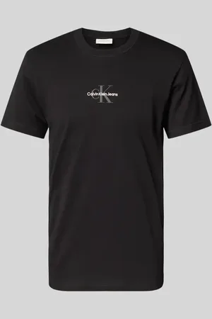 Calvin Klein T-shirt z okrągłym dekoltem i wyhaftowanym logo