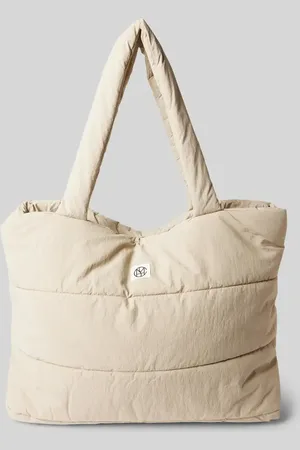 MSCH Torba shopper z detalem z logo model ‘SASJA’