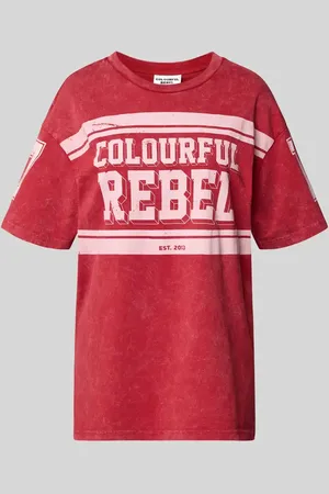 Colourful rebel T-shirt z nadrukiem z logo