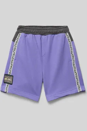 Quiksilver Szorty z dzianiny dresowej z elastycznym pasem model ‘GLOBAL HEAT’